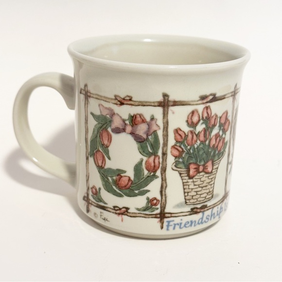 Other - Friendship is the Garden of Love Cottage Coffee Mug Tea Cup